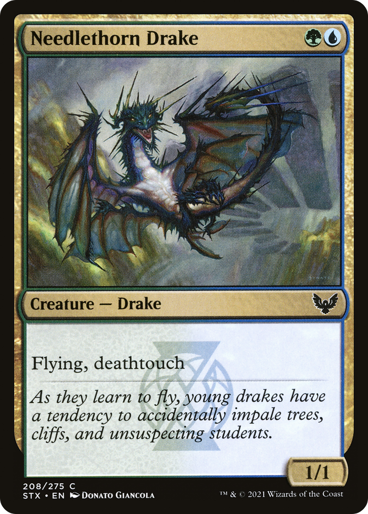 Needlethorn Drake (208) [Strixhaven: School of Mages] - Deck Out Gaming