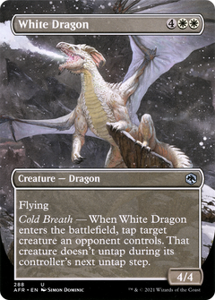 White Dragon (Borderless) (288) [Adventures in the Forgotten Realms] - Deck Out Gaming