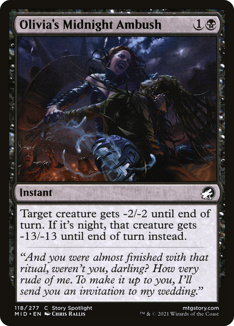 Olivia's Midnight Ambush (118) [Innistrad: Midnight Hunt] foil - Deck Out Gaming