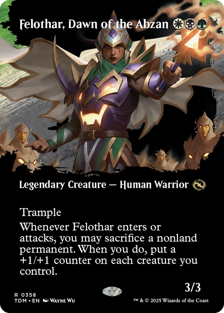 Felothar, Dawn of the Abzan (Borderless) (358) [Tarkir: Dragonstorm] - Deck Out Gaming