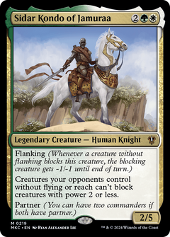 Sidar Kondo of Jamuraa (219) [Murders at Karlov Manor Commander] - Deck Out Gaming
