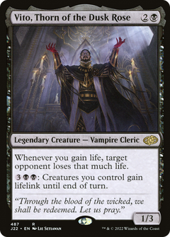 Vito, Thorn of the Dusk Rose (487) [Jumpstart 2022] - Deck Out Gaming