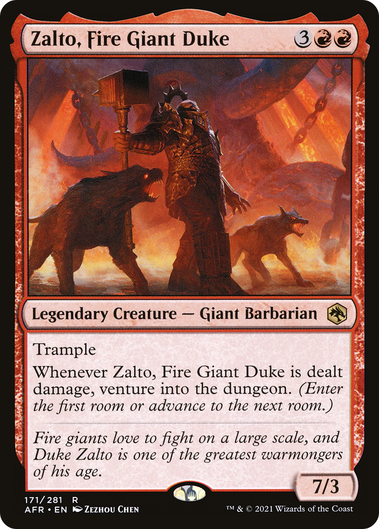 Zalto, Fire Giant Duke (171) [Adventures in the Forgotten Realms] - Deck Out Gaming