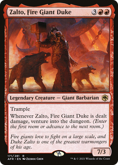 Zalto, Fire Giant Duke (171) [Adventures in the Forgotten Realms] foil - Deck Out Gaming