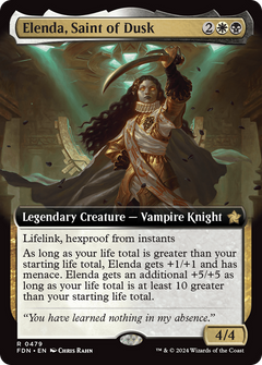 Elenda, Saint of Dusk (Extended Art) (479) [Foundations] - Deck Out Gaming