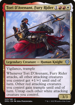 Tori D'Avenant, Fury Rider (223) [Dominaria United] foil - Deck Out Gaming