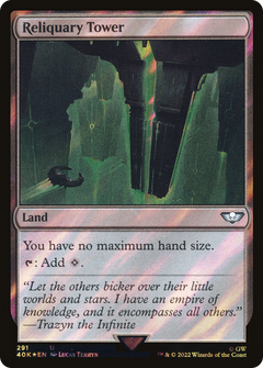 Reliquary Tower (Surge Foil) (291) [Warhammer 40,000 Commander] foil - Deck Out Gaming