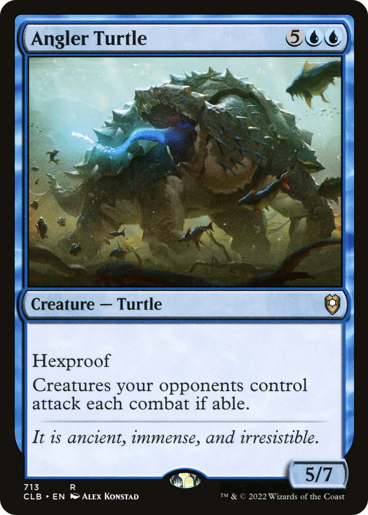 Angler Turtle (713) [Commander Legends: Battle for Baldur's Gate] - Deck Out Gaming