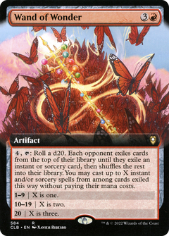 Wand of Wonder (Extended Art) (584) [Commander Legends: Battle for Baldur's Gate] foil - Deck Out Gaming