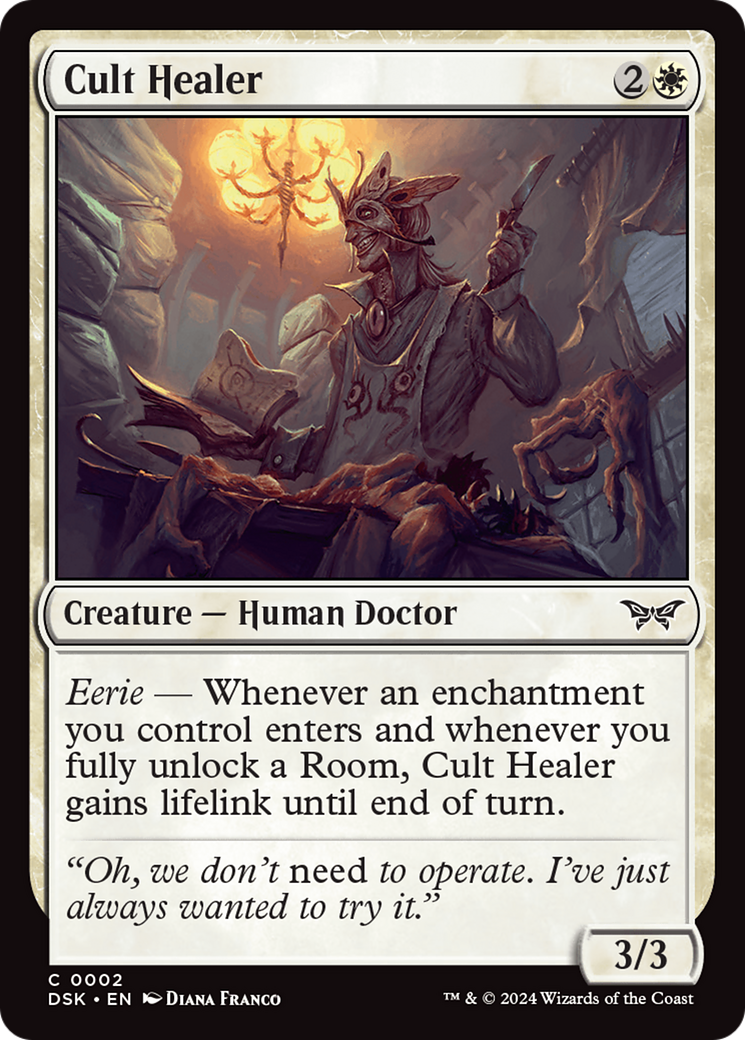 Cult Healer (2) [Duskmourn: House of Horror] - Deck Out Gaming