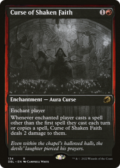 Curse of Shaken Faith (134) [Innistrad: Double Feature] foil - Deck Out Gaming