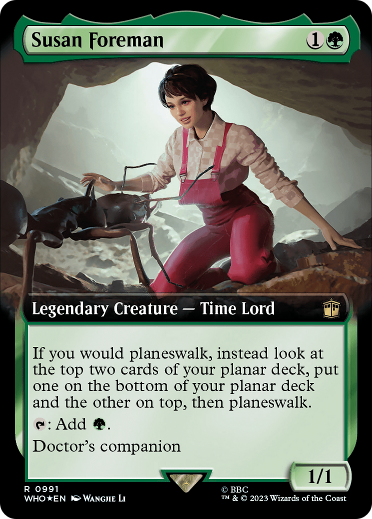 Susan Foreman (Extended Art) (Surge Foil) (991) [Doctor Who] foil - Deck Out Gaming