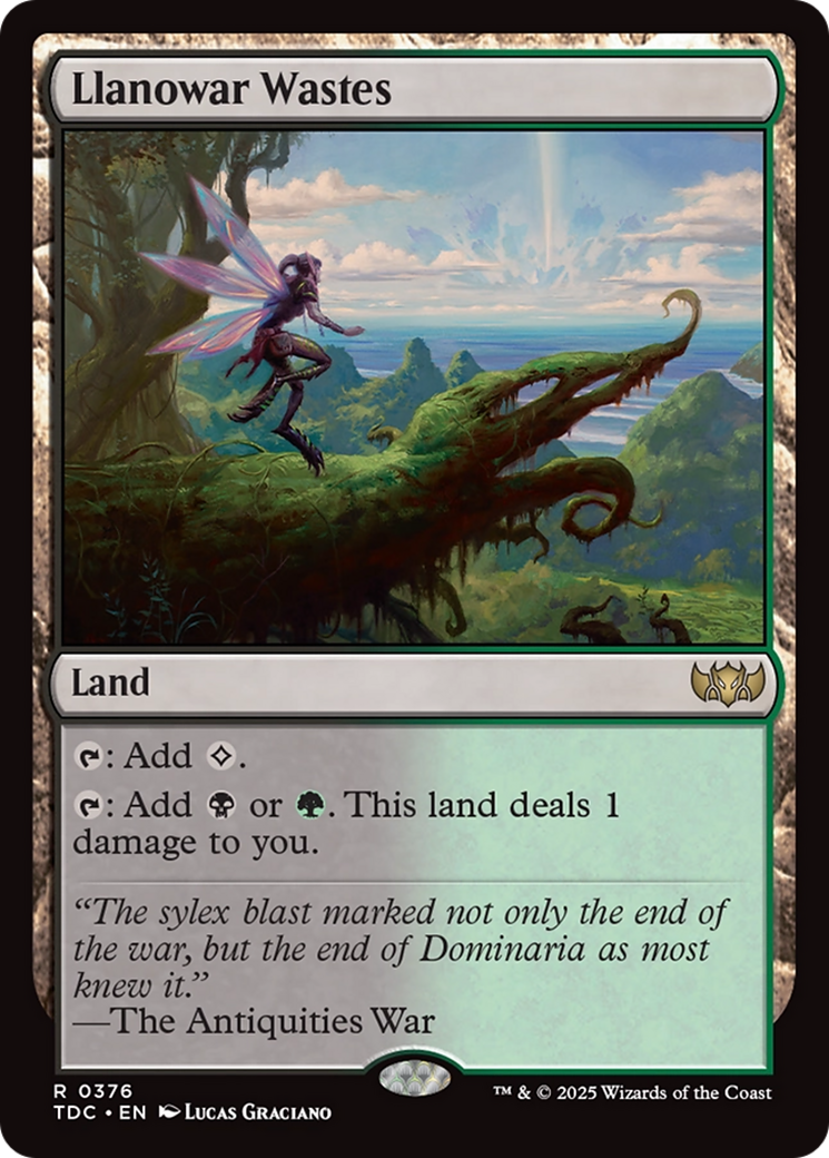 Llanowar Wastes (376) [Commander: Tarkir: Dragonstorm] - Deck Out Gaming