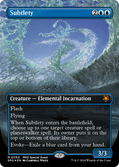 Subtlety (Borderless) (Textured Foil) (50) [Special Guests] foil - Deck Out Gaming