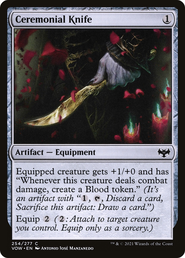 Ceremonial Knife (254) [Innistrad: Crimson Vow] foil - Deck Out Gaming