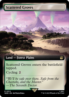 Scattered Groves (Extended Art) (512) [Doctor Who] foil - Deck Out Gaming