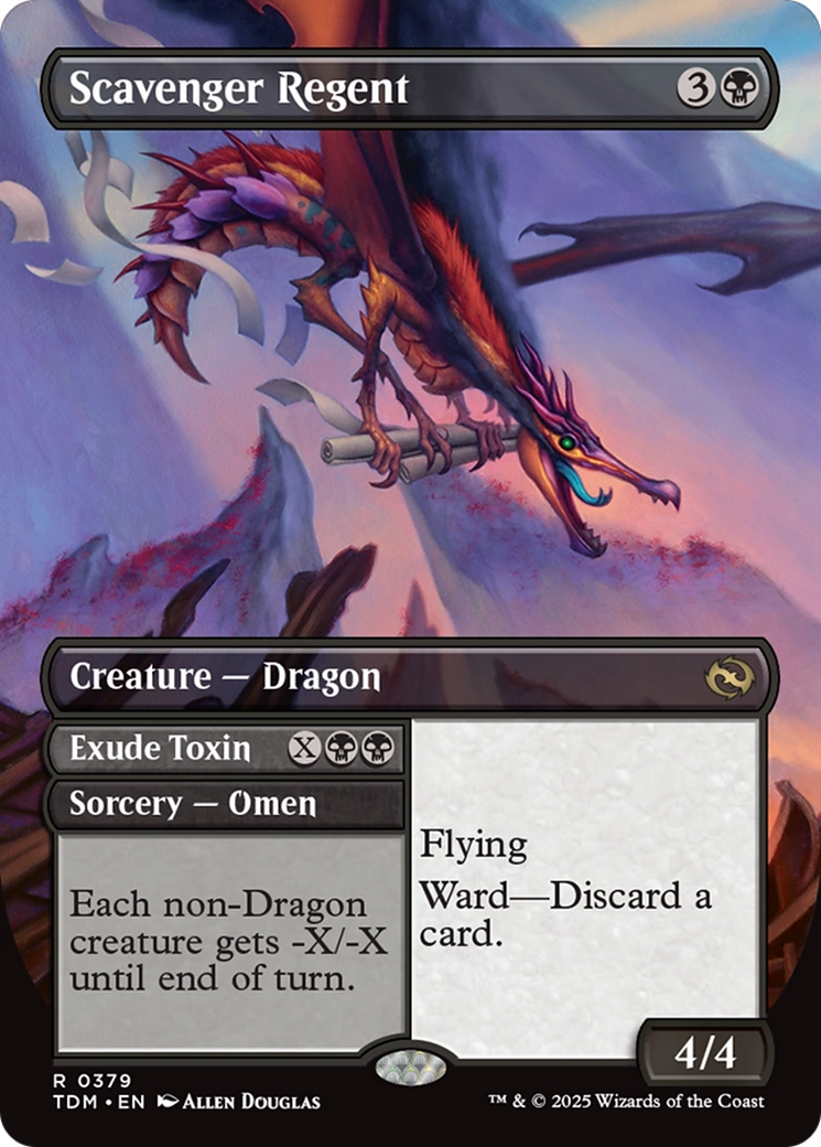 Scavenger Regent (Borderless) (379) [Tarkir: Dragonstorm] foil - Deck Out Gaming