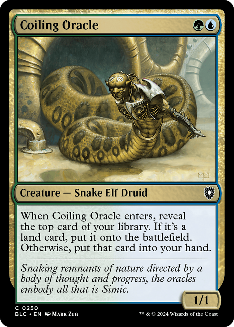 Coiling Oracle (250) [Bloomburrow Commander] - Deck Out Gaming