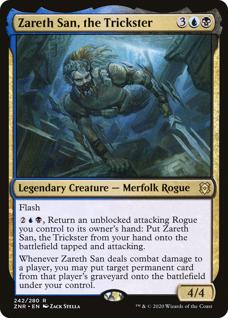Zareth San, the Trickster (242) [Zendikar Rising] foil - Deck Out Gaming