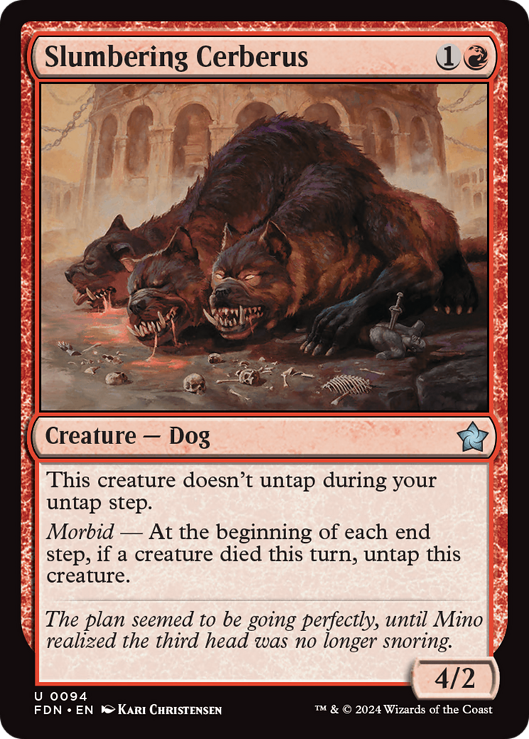 Slumbering Cerberus (94) [Foundations] - Deck Out Gaming