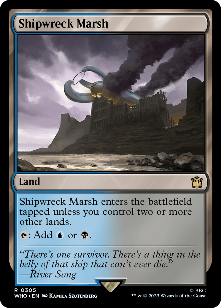 Shipwreck Marsh (305) [Doctor Who] foil - Deck Out Gaming