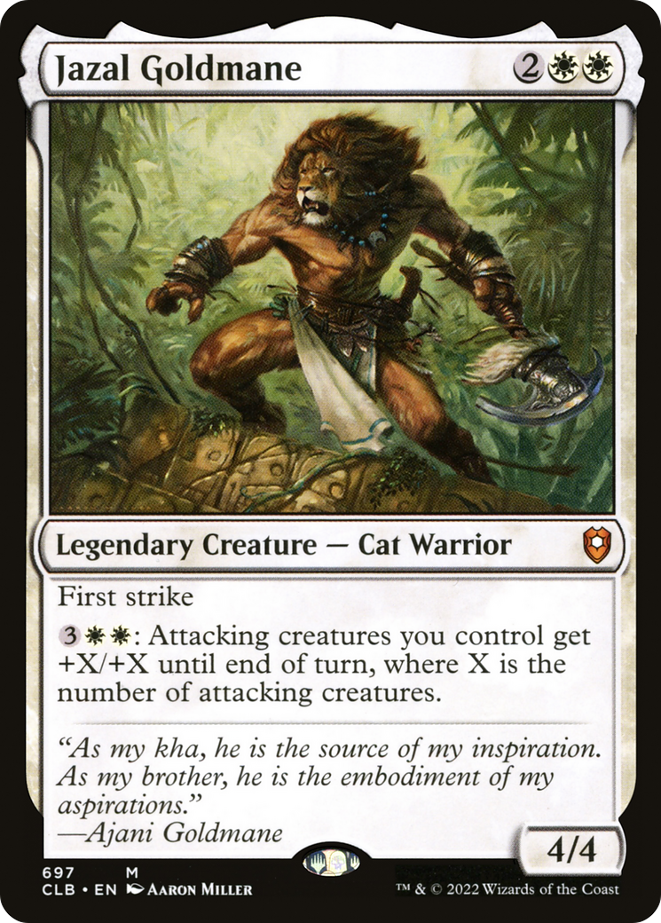 Jazal Goldmane (697) [Commander Legends: Battle for Baldur's Gate] - Deck Out Gaming