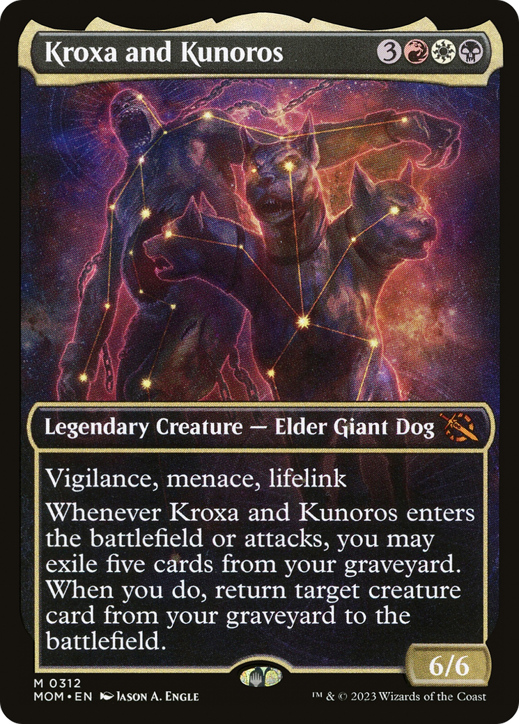 Kroxa and Kunoros (Showcase) (312) [March of the Machine] - Deck Out Gaming