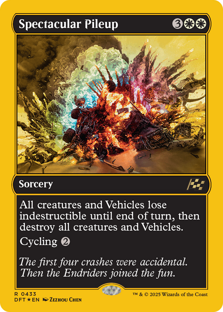 Spectacular Pileup (First-Place Foil) (433) [Aetherdrift] foil - Deck Out Gaming
