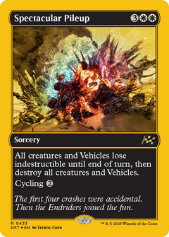 Spectacular Pileup (First-Place Foil) (433) [Aetherdrift] foil - Deck Out Gaming
