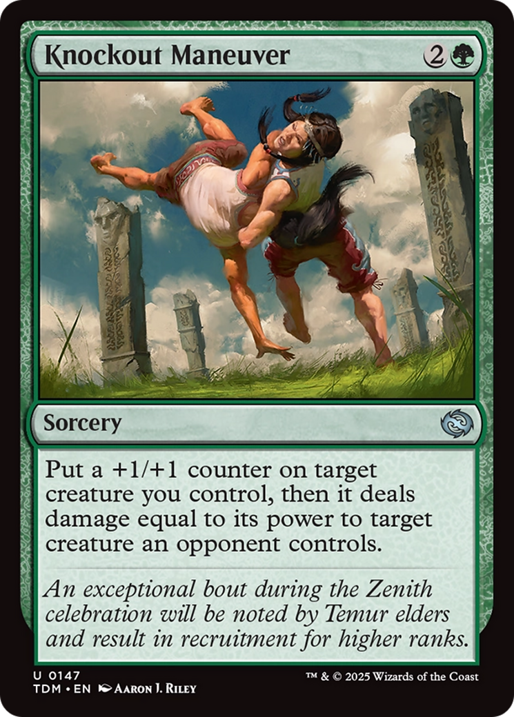 Knockout Maneuver (147) [Tarkir: Dragonstorm] foil - Deck Out Gaming