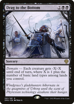 Drag to the Bottom (91) [Dominaria United] foil - Deck Out Gaming