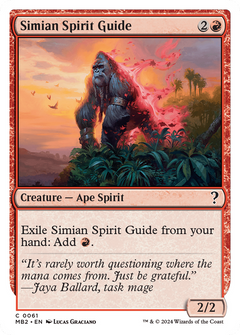 Simian Spirit Guide (White Border) (61) [Mystery Booster 2] - Deck Out Gaming