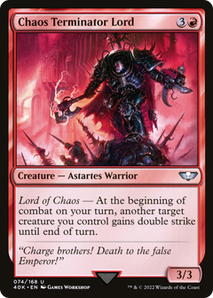 Chaos Terminator Lord (74) [Universes Beyond: Warhammer 40,000] - Deck Out Gaming