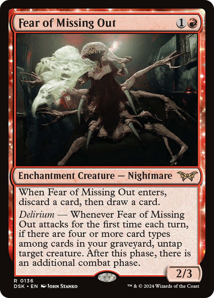 Fear of Missing Out (136) [Duskmourn: House of Horror] - Deck Out Gaming