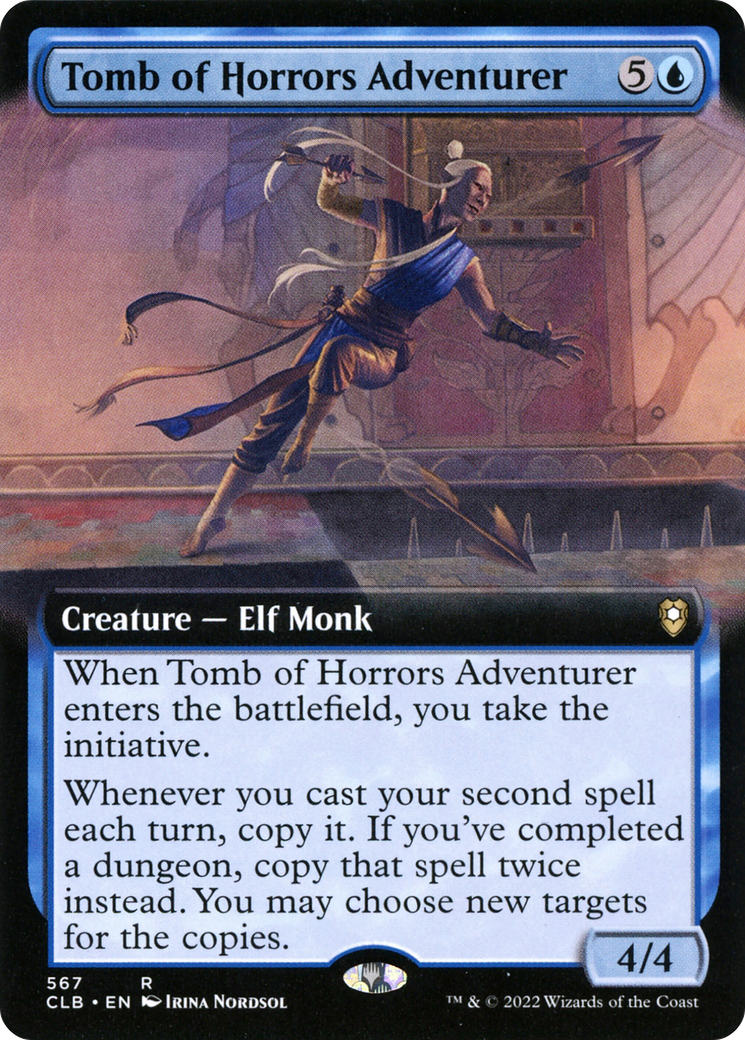 Tomb of Horrors Adventurer (Extended Art) (567) [Commander Legends: Battle for Baldur's Gate] - Deck Out Gaming