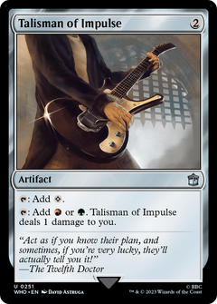 Talisman of Impulse (251) [Doctor Who] foil - Deck Out Gaming