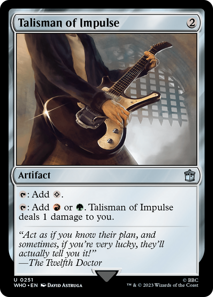 Talisman of Impulse (251) [Doctor Who] foil - Deck Out Gaming