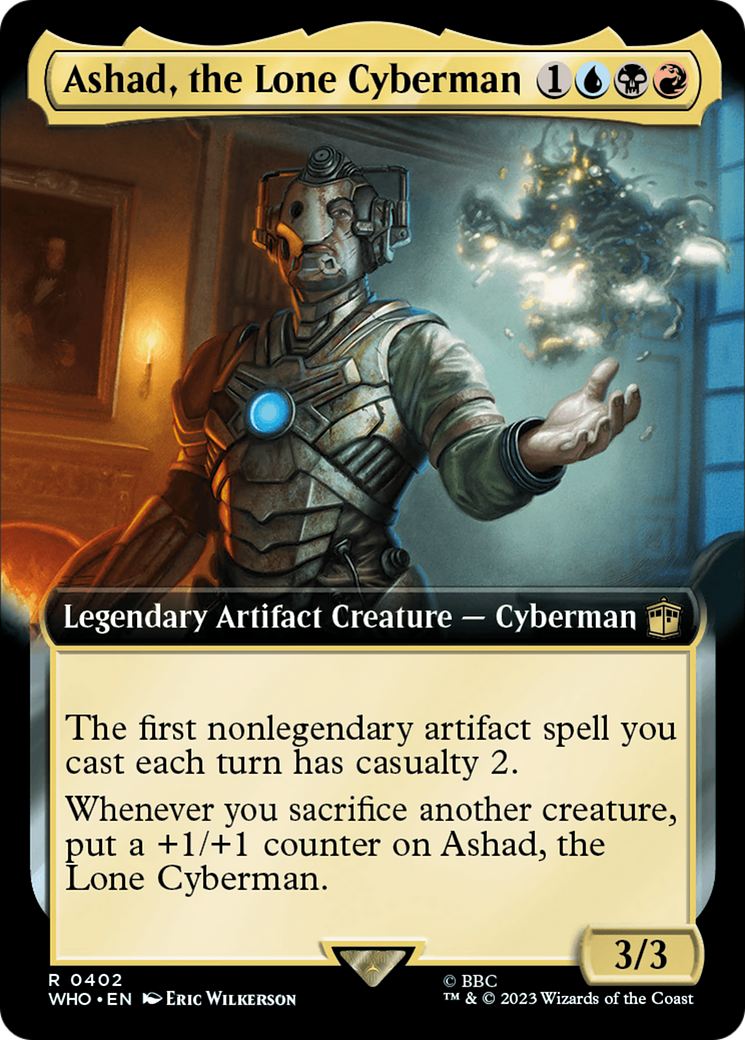 Ashad, the Lone Cyberman (Extended Art) (402) [Doctor Who] - Deck Out Gaming