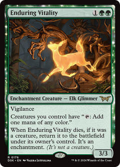 Enduring Vitality (176) [Duskmourn: House of Horror] - Deck Out Gaming