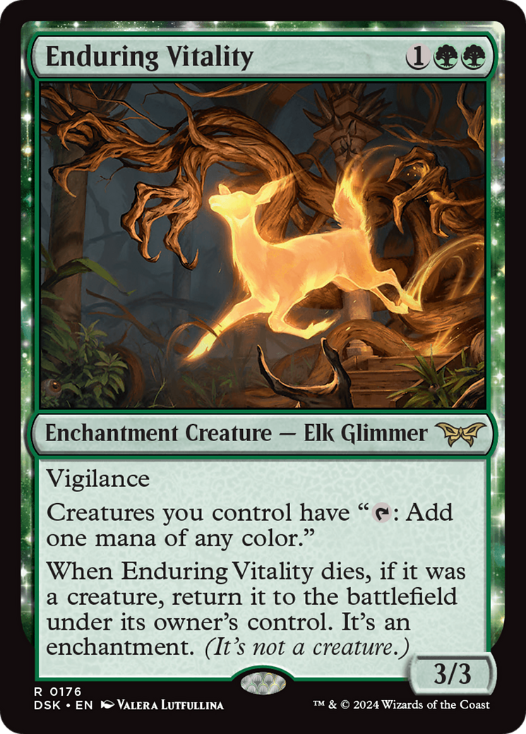 Enduring Vitality (176) [Duskmourn: House of Horror] foil - Deck Out Gaming