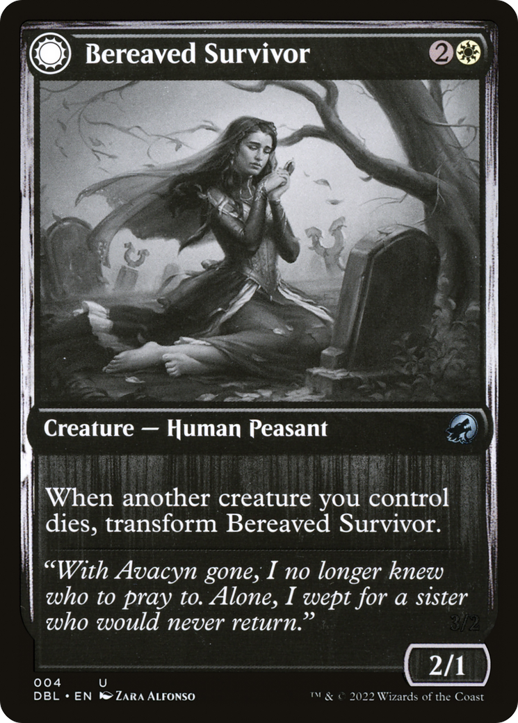 Bereaved Survivor (4) [Innistrad: Double Feature] foil - Deck Out Gaming