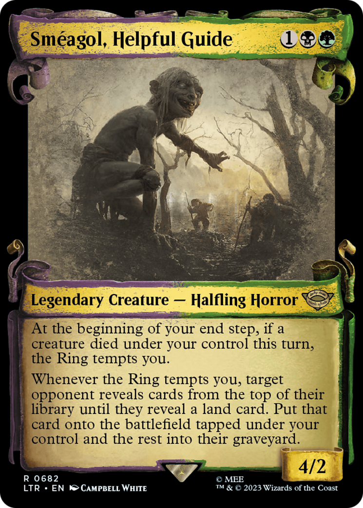 Smeagol, Helpful Guide (Showcase Scrolls) (682) [The Lord of the Rings: Tales of Middle-earth] - Deck Out Gaming