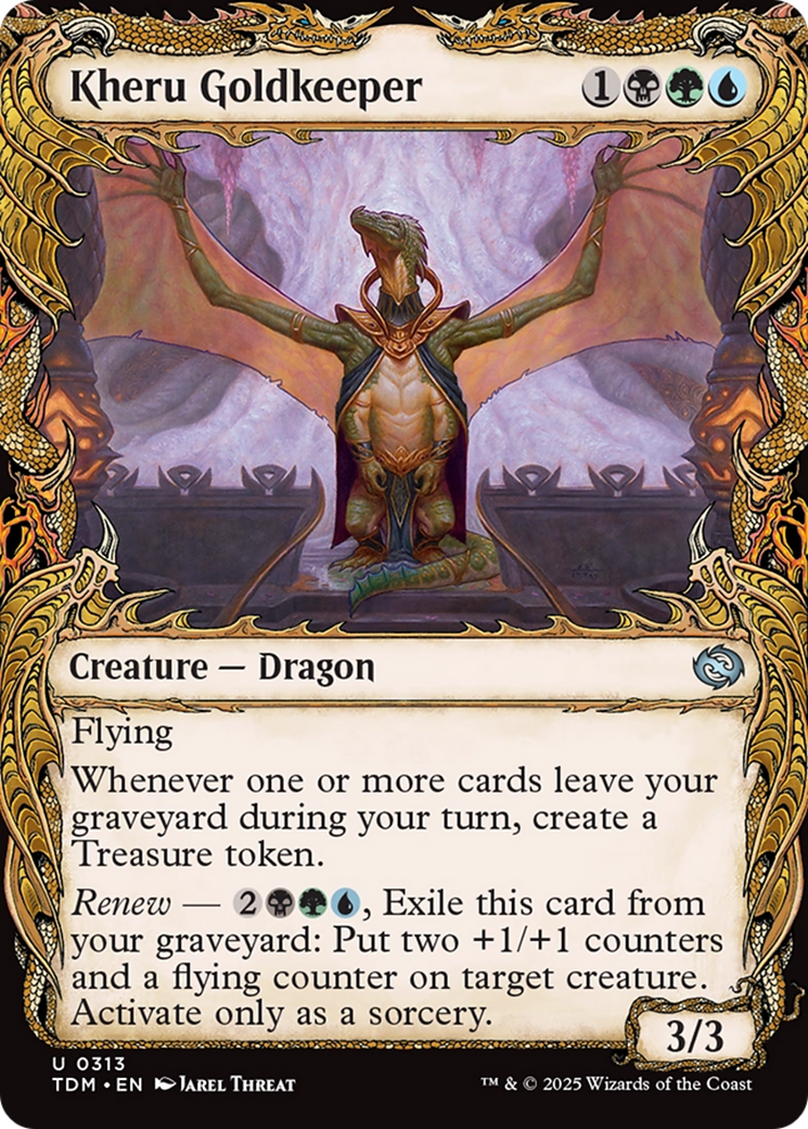 Kheru Goldkeeper (Showcase) (313) [Tarkir: Dragonstorm] - Deck Out Gaming
