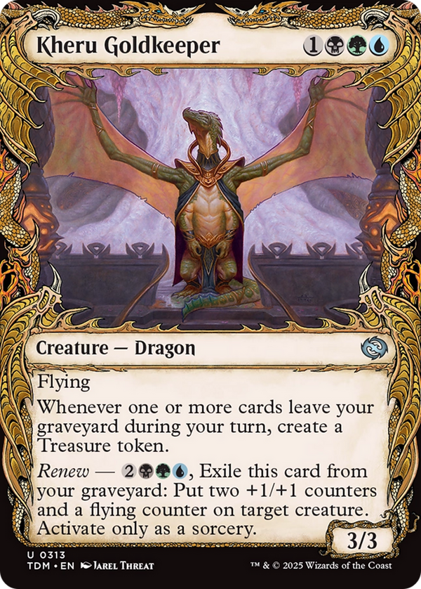 Kheru Goldkeeper (Showcase) (313) [Tarkir: Dragonstorm] - Deck Out Gaming