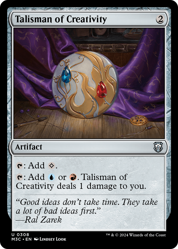 Talisman of Creativity (308) [Modern Horizons 3 Commander] - Deck Out Gaming