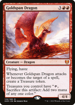 Goldspan Dragon (139) [Kaldheim] - Deck Out Gaming