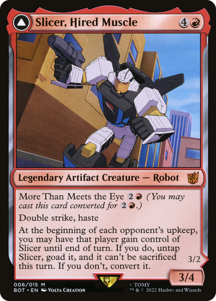Slicer, Hired Muscle (6) [Universes Beyond: Transformers] - Deck Out Gaming
