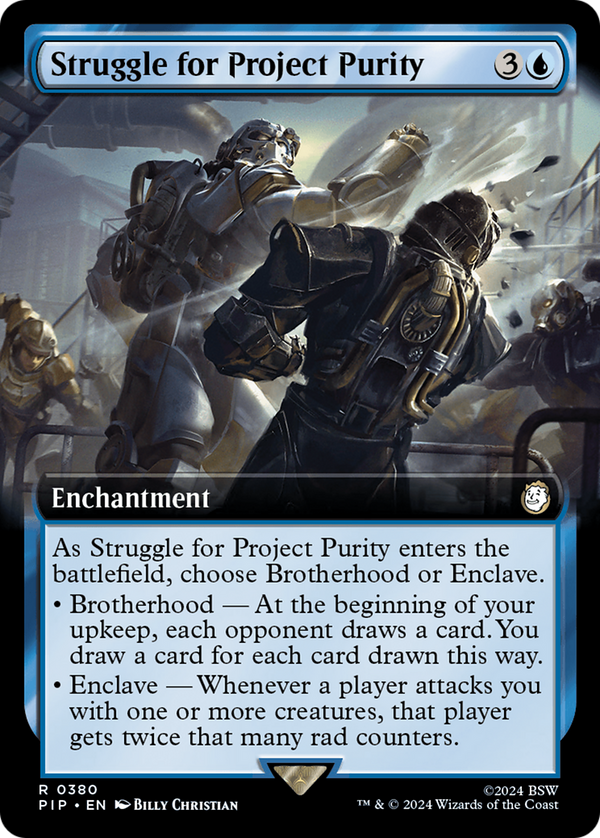Struggle for Project Purity (Extended Art) (380) [Fallout] foil - Deck Out Gaming