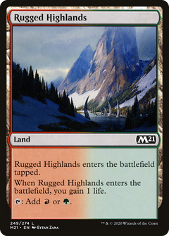 Rugged Highlands (249) [Core Set 2021] foil - Deck Out Gaming