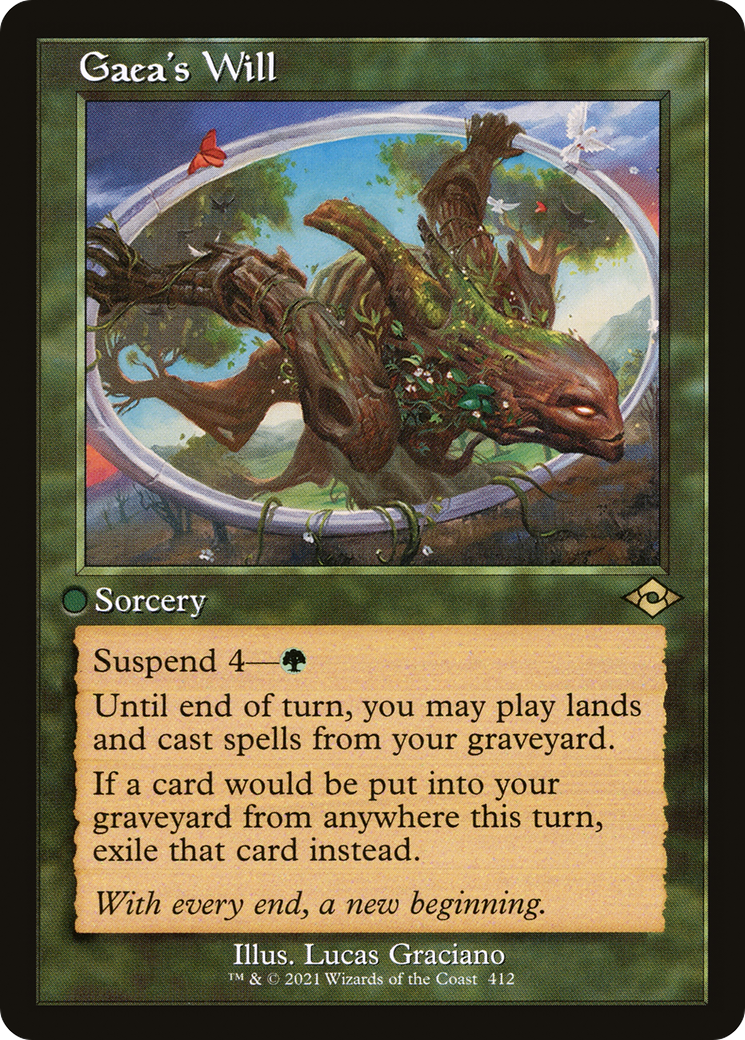 Gaea's Will (Retro Frame) (412) [Modern Horizons 2] foil - Deck Out Gaming